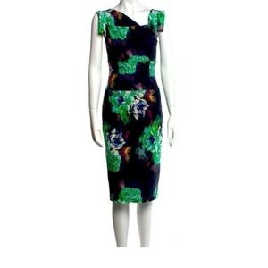 black halo zanry cocktail dress | Dresses | Black Halo Sheath Dry clean Western Wear Size:H1 (24) Jovani 37435 black feather